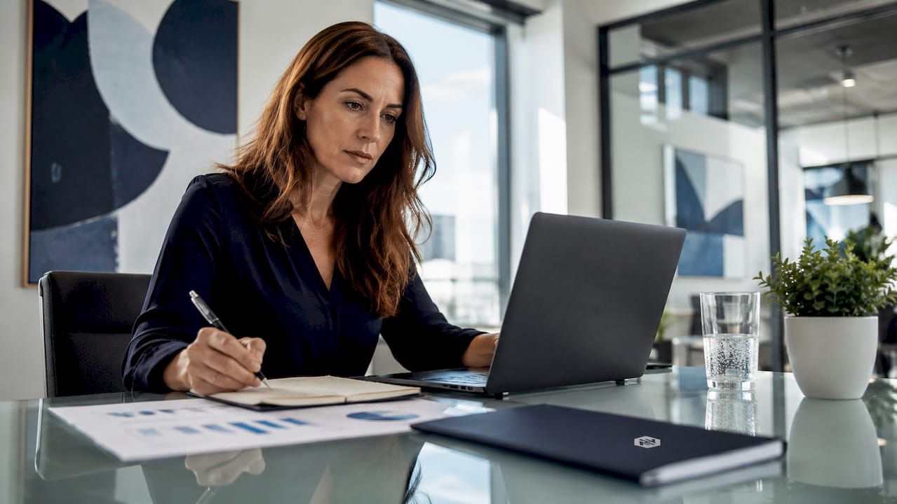 Data analyst working on market data workflow
