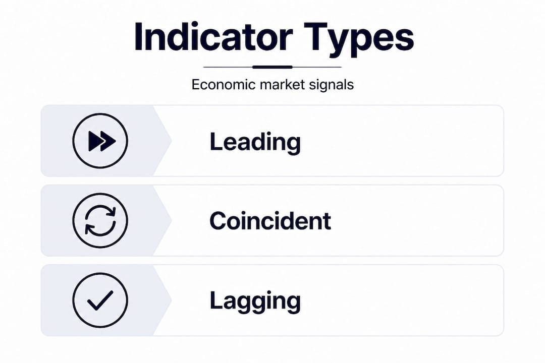 Hierarchy diagram of economic indicator types
