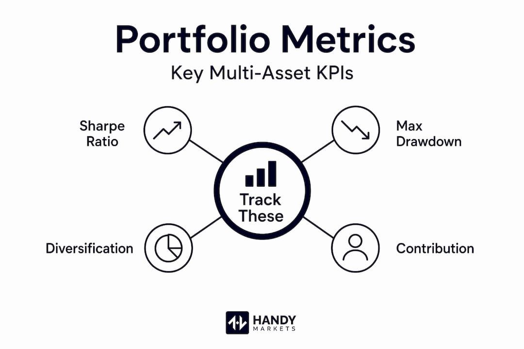 Hierarchy infographic of key portfolio metrics