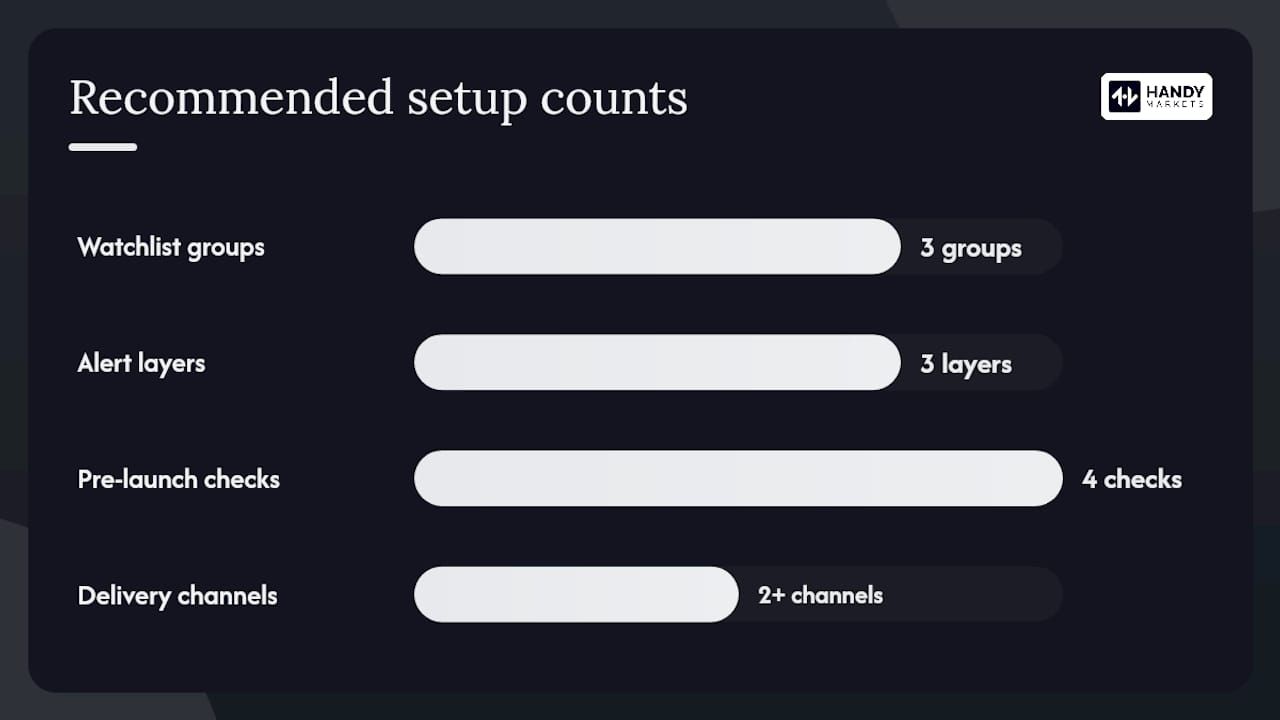 How do you set up a stock alert monitoring system step by step? — overview diagram