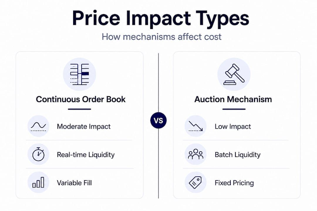 Infographic comparing price impacts by mechanism