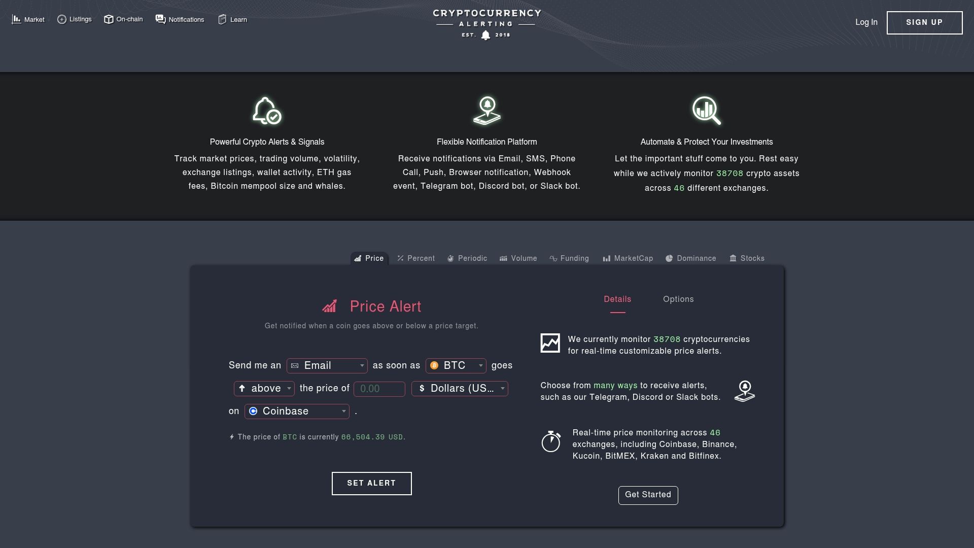 cryptocurrencyalerting